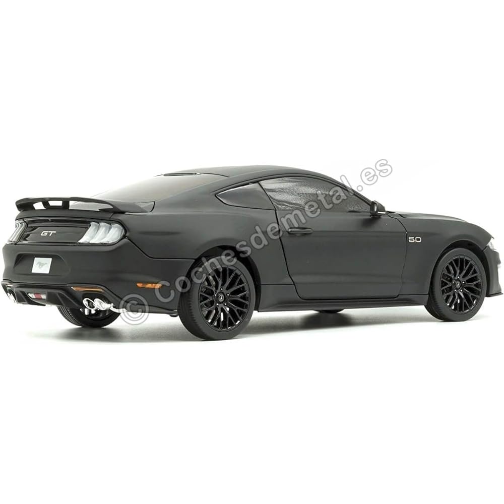 DIECAST MASTERS 1/18 Ford Mustang GT 2019 Left Handle Matte Black (Custom Color) Finished Product