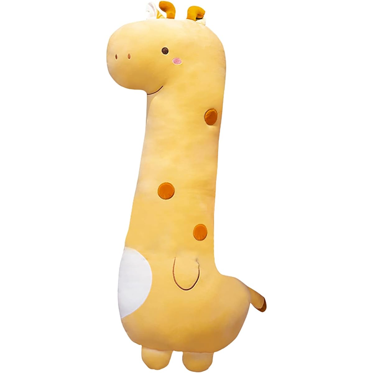 PEACH CAT Cute Long Giraffe Plush Pillow Cute Giraffe Stuffed Animal for Girls and Boys Yellow 35.4 Inch