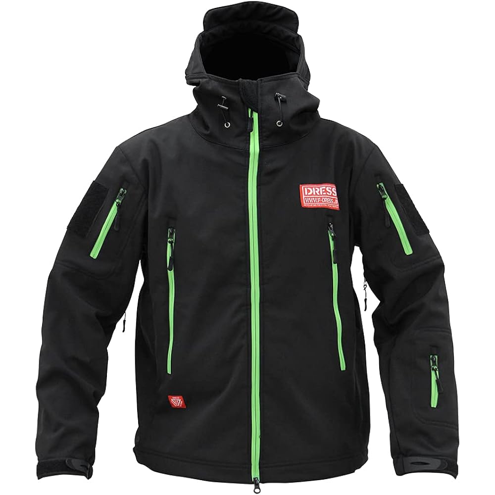 [DRESS] "2021" Tactical Jacket Windproof Cold Protection Heat Retention Lightweight Breathable Fishing Camping Outdoor Fishing Apparel Simple Lightweight Outerwear Fishing Jacket