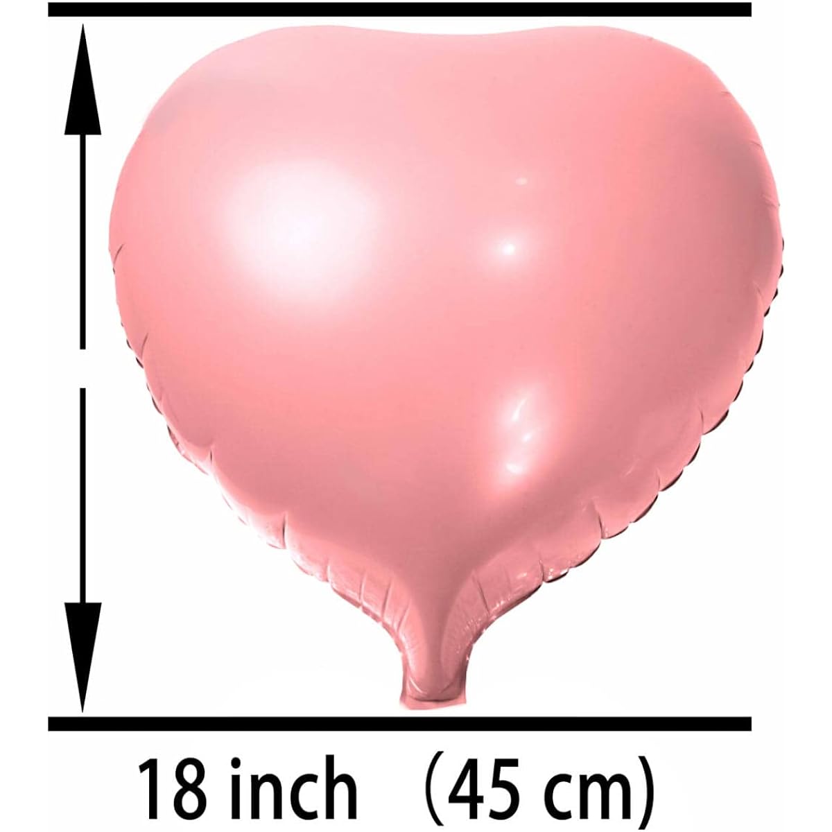 Pink Heart Foil Balloons Mylar Balloons - Valentine's Day Balloons Party Wedding Anniversary Girls Birthday Bachelorette Bridal Shower Baby Shower Favors Balloon Decorations 30pcs