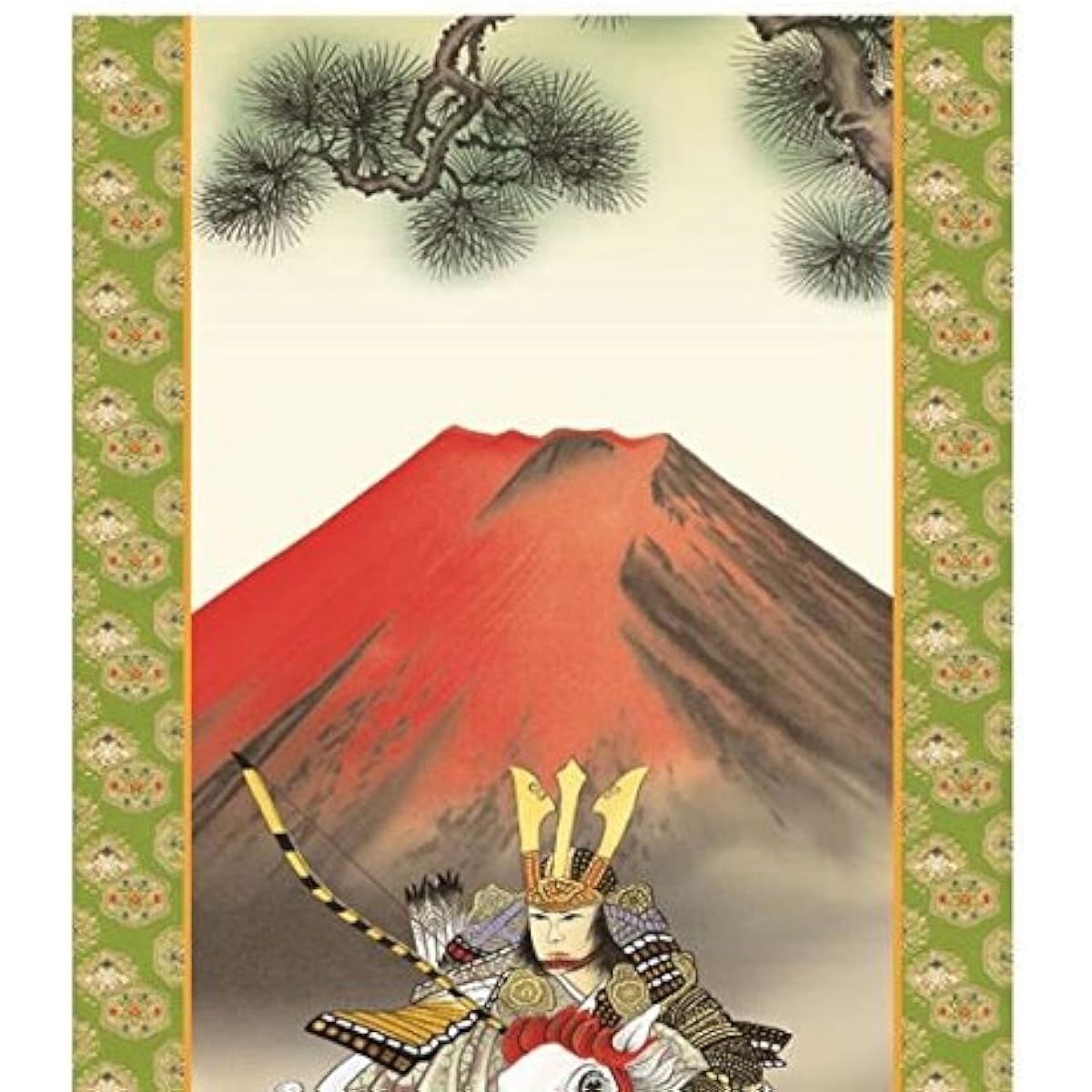 Mini hanging scroll [Tango no Sekku] [Great warrior] Kudo Shoyuu, with decorative stand [H30F8-004] [Cash on delivery not available]