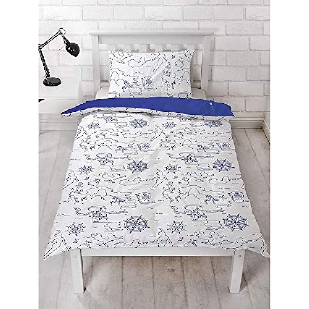 3200 Disney Peter Pan Disney Peter Pan Duvet Cover + Pillowcase Set Single [Parallel Import]
