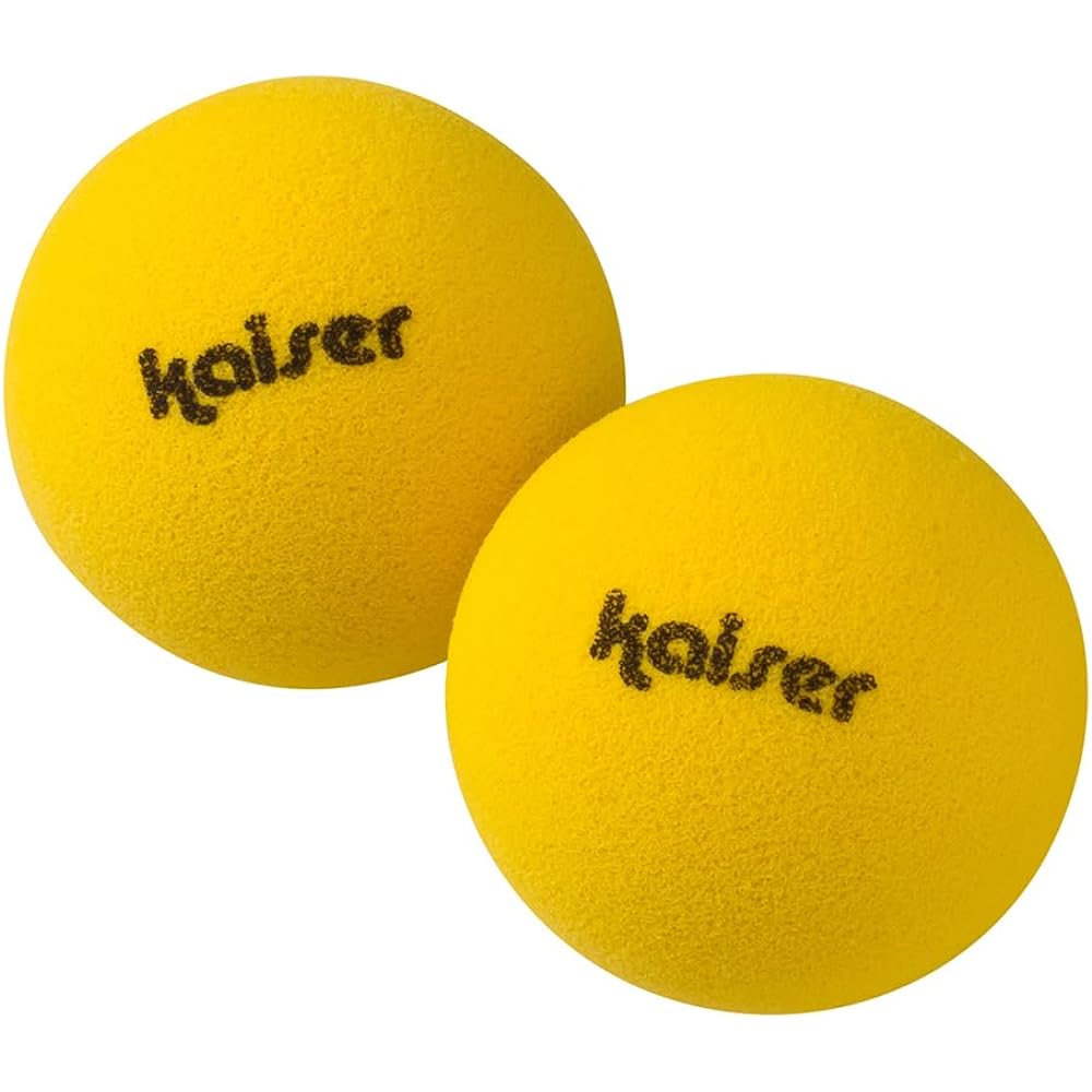 Kaiser KW-442 Sponge Ball Small 2P Baseball Tennis Practice Leisure Family Sports