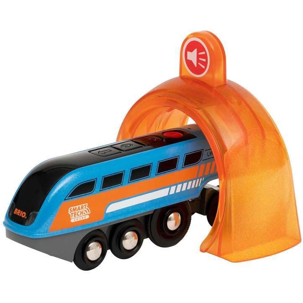 BRIO Smart Tech Sound Engine Ages 3+ (Electric Vehicle Train Toy Wooden Rail) 33971