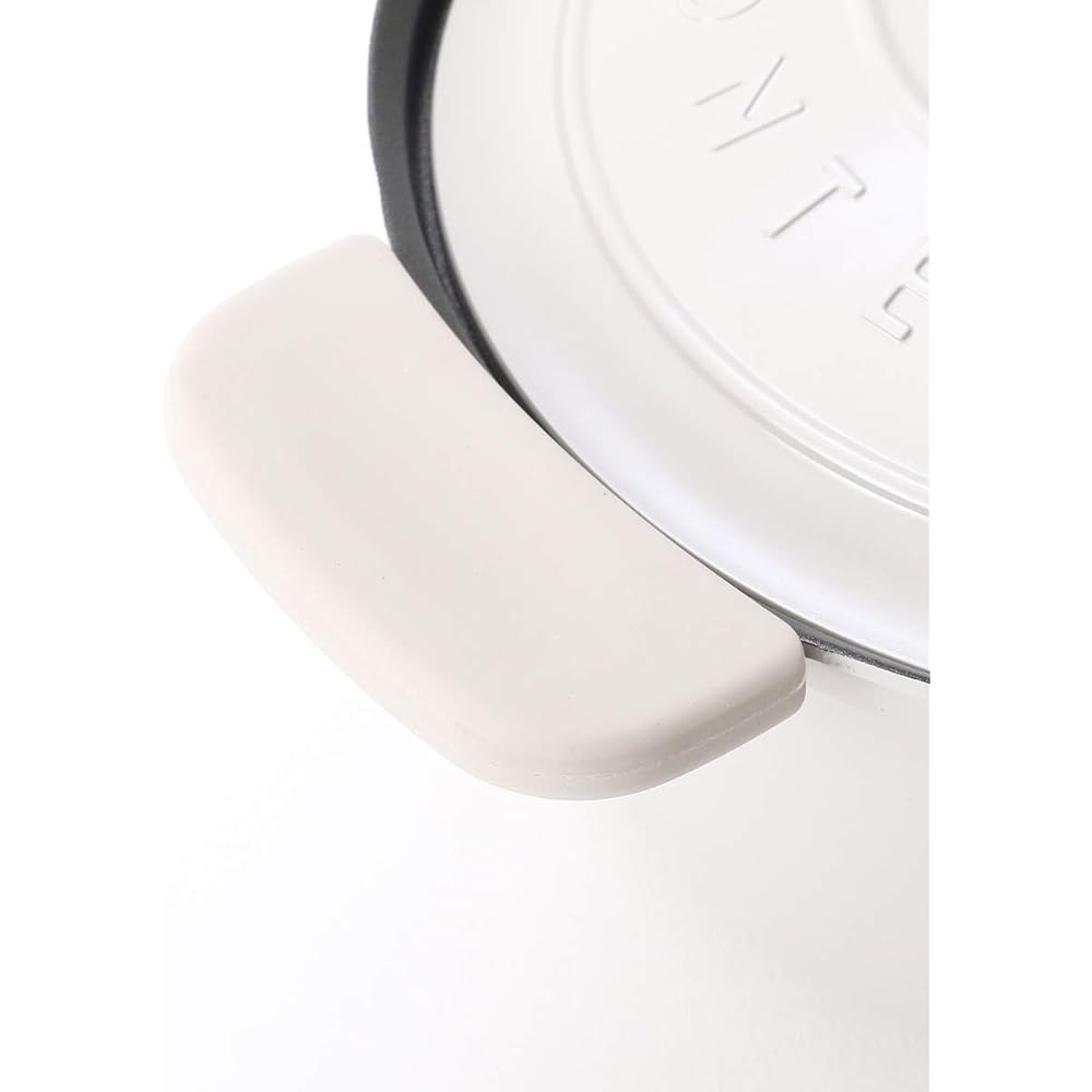 [Afternoon Tea Living] AfternoonTea LIVING Two-handled pot Logo pattern embossed cocotte pot 20cm Gray