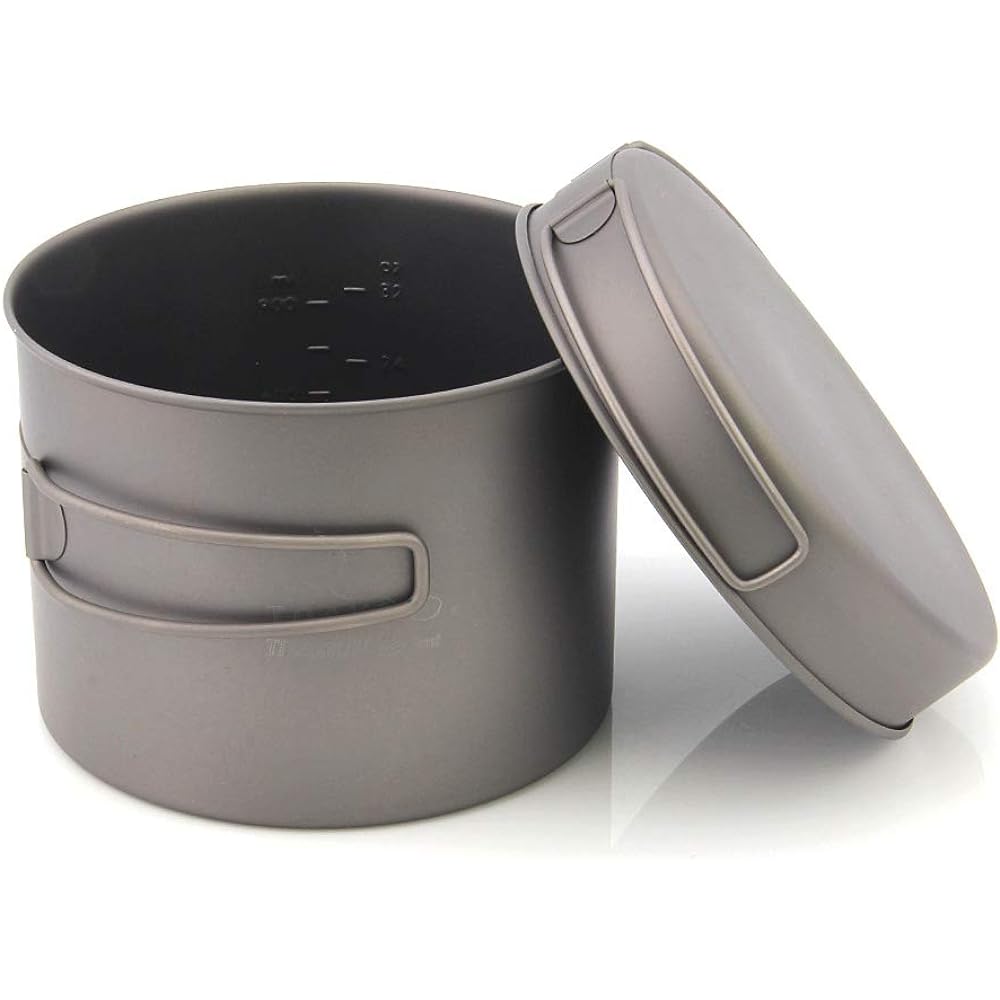 TOAKS Titanium 1300ml Pot with Pan by TOAKS