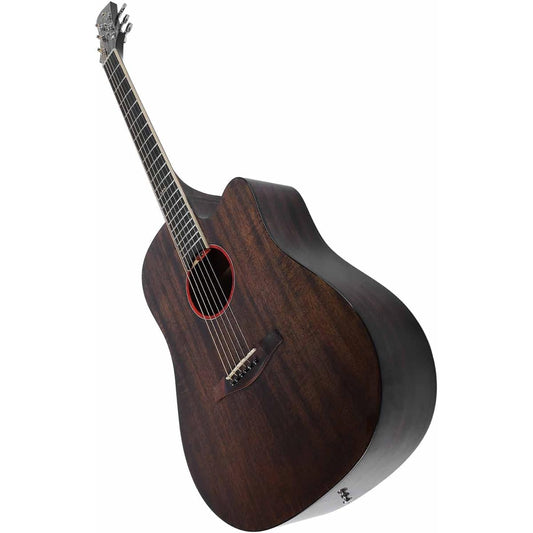 41 inch folk guitar, fine textured spruce and mahogany gift acoustic guitar, soft tone, strong penetrating mirror surface, for travel