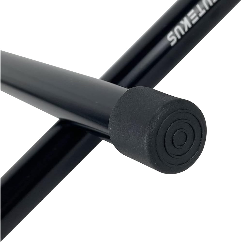 Sutekus Aluminum Adjustable Pole for Tent Tarp Wing, Diameter 19mm, Total Length 190cm, Set of 2, Nylon Top Ball Included