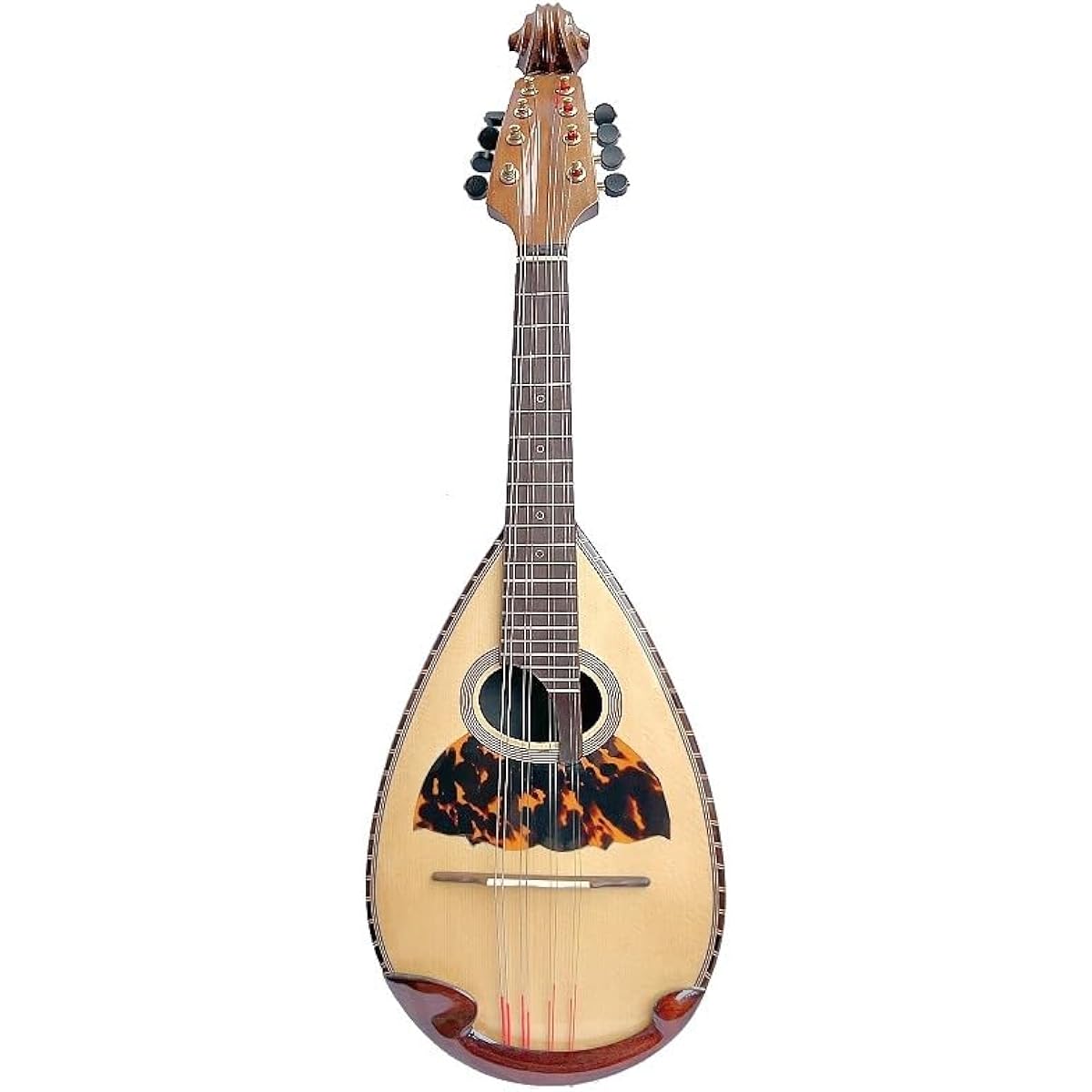Alulu Solid Spruce + Rosewood/Maple Solid Violin Head NBMI Mandori (Indian Rosewood)