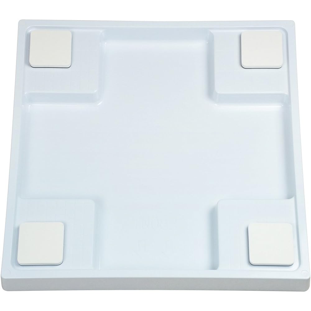 Gaona Korekamo Washing machine waterproof pan and anti-vibration pad set 640mm x 640mm (Protects from water droplets, reduces vibration, easy to install) GA-LF010