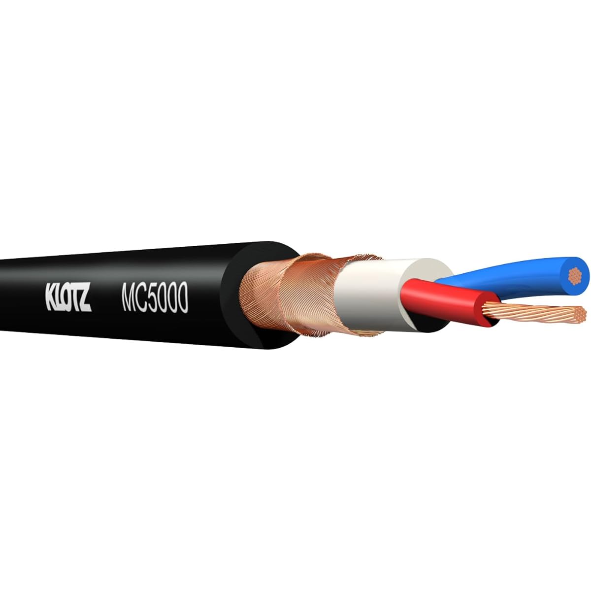 KLOTZ M5XX01-AUDIO Red and Black Pair XLR Cable 1m XLR Male to XLR Female Canon Balanced Audio
