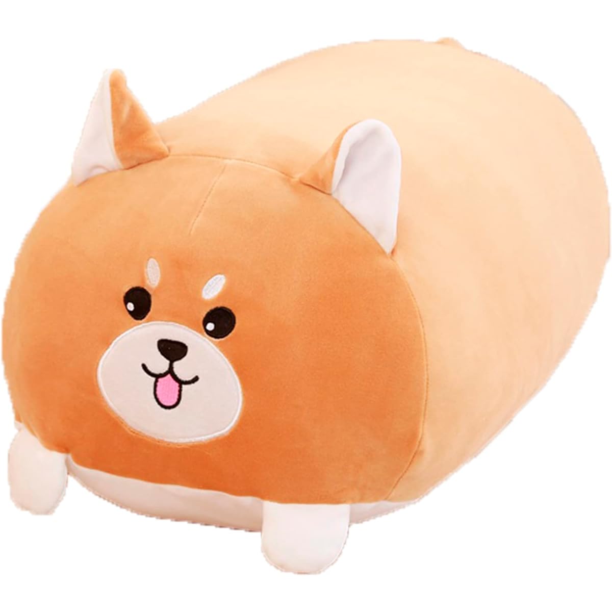 TONGSONG 24" Long Plush Shiba Inu Stuffed Animal Shiba Inu Cuddly Shiba Inu Pillow Plush Toy Home Decor Anime Gifts for Birthday Valentine's Day