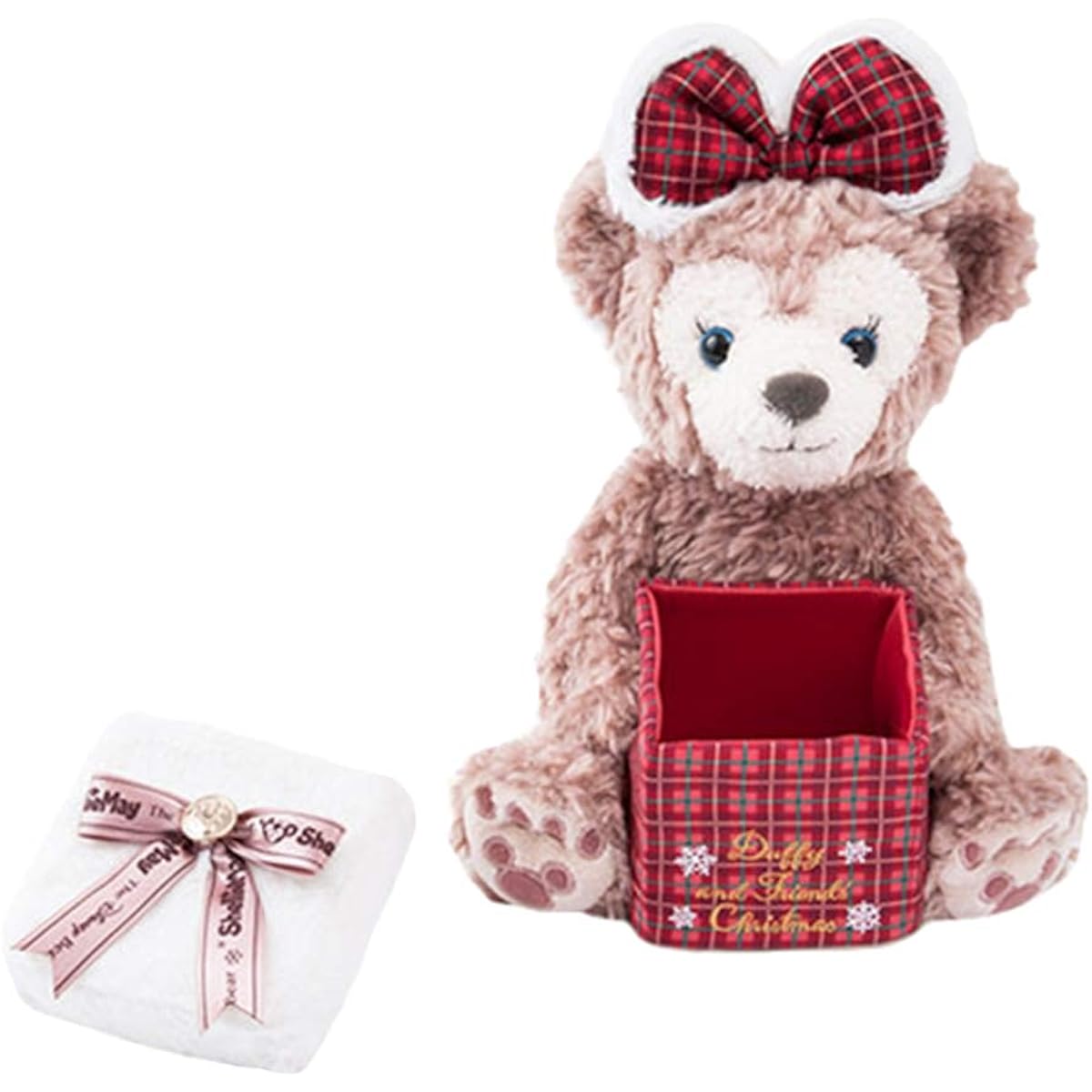 Shellie May Plush Toy with Gift Box Duffy's Christmas 2019 Disney Goods Souvenir [Tokyo Disney Sea Exclusive]