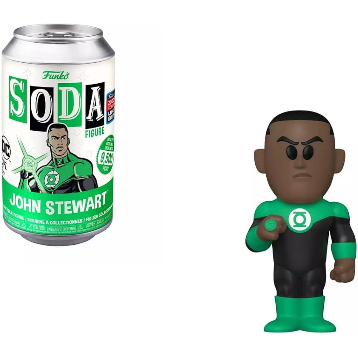 Funko Green Lantern John Stewart DC Vinyl Soda 2022 Fall Convention NYCC 9500 Pieces