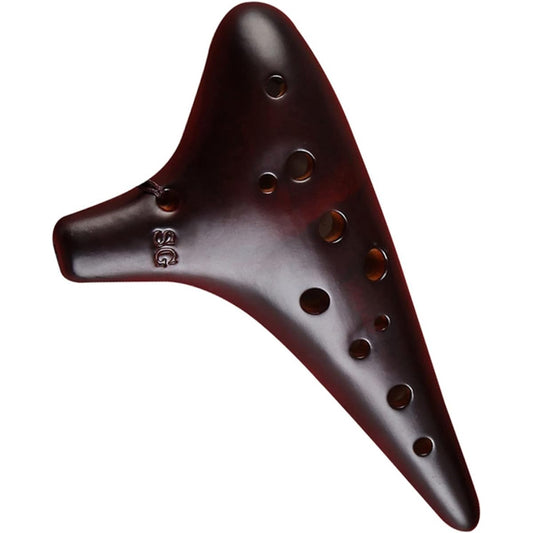 12 Hole Treble G Tune Ocarina Musical Instrument Smoked Ceramic Ocarina Student Beginner Wind Instrument Ocarina Musical Instrument