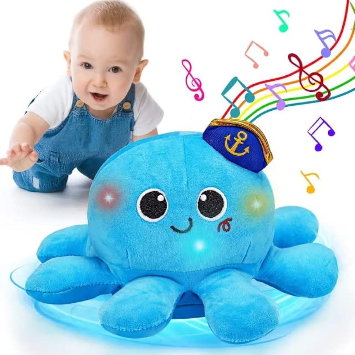 Crawling & Walking Baby Toys 6-12 Years 12-18 Months Musical Plush Octopus Light Up Voice Control Dancing Toddler Toys 0 12 7 8 9 10 Months 1 2 3 Years Boy Girl Tummy Time Sensory Toddler First Time Gift