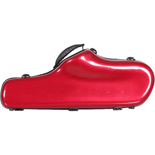 aternee Portable Alto Sax Gig Bag Hard Case for Sax, Red