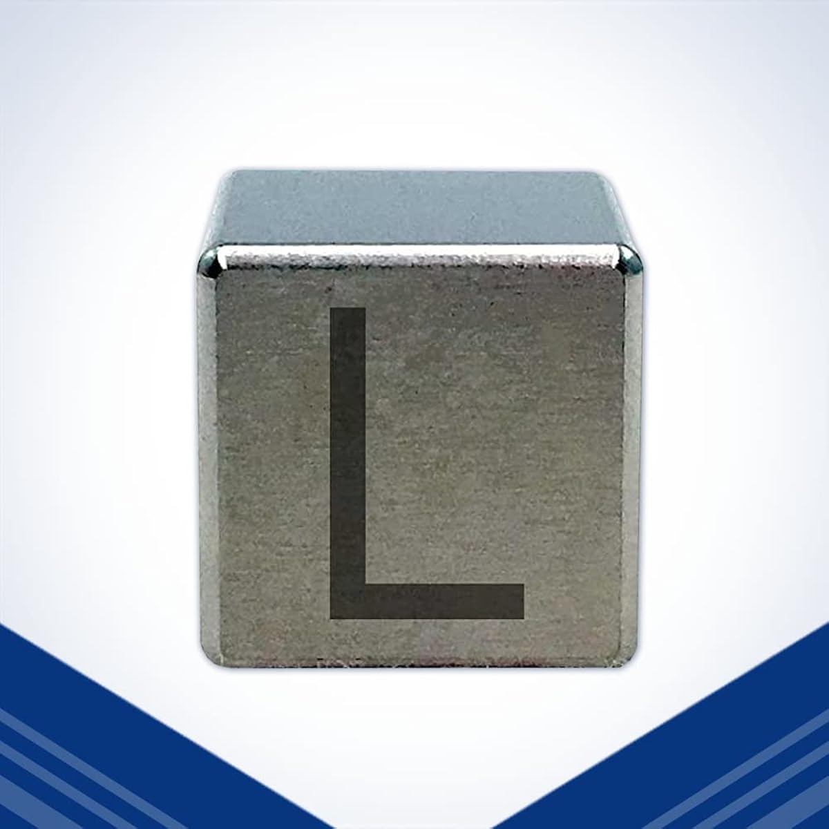 Tungsten Engraved Cube - 0.5 inch long