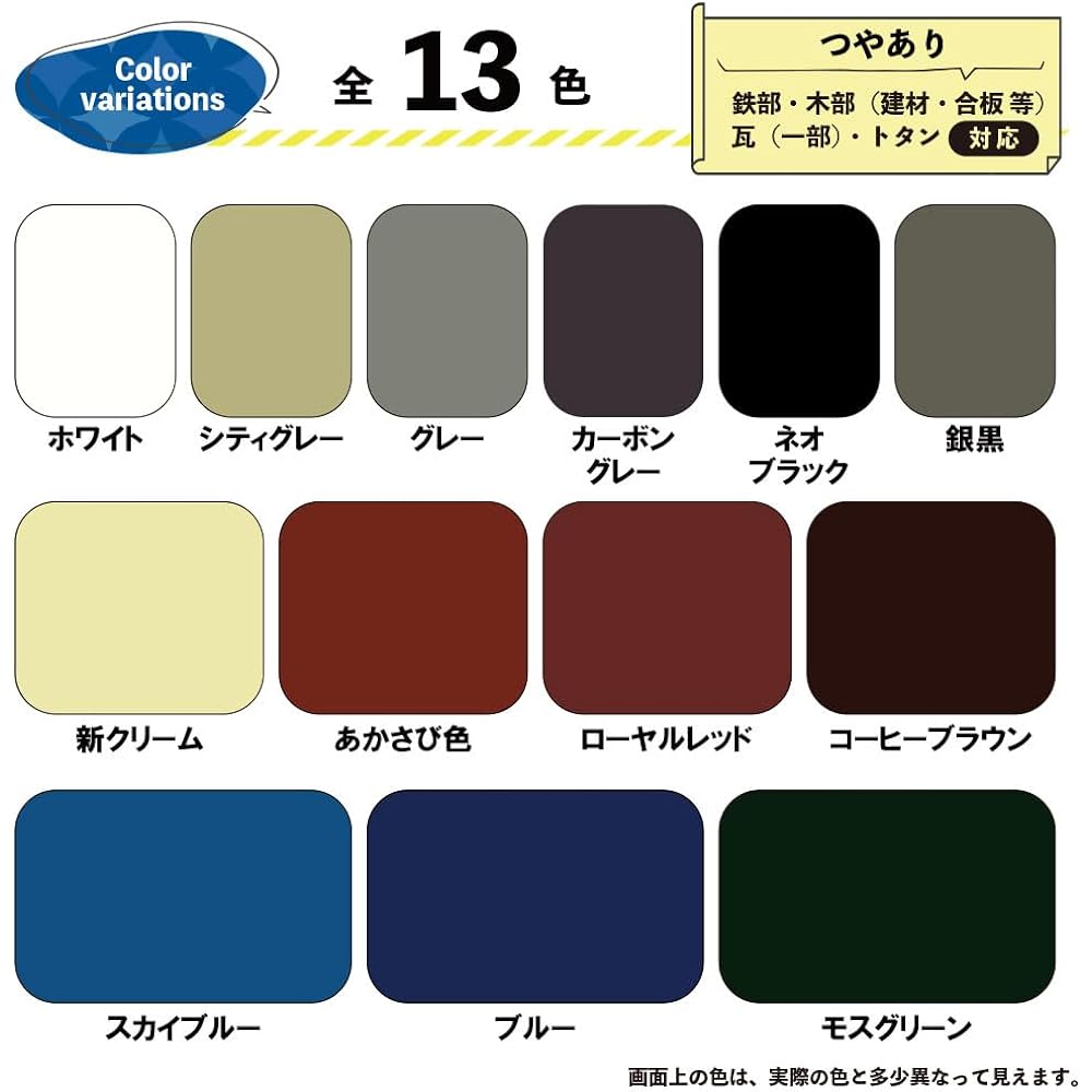 Campe Hapio Paint, Water-based, Glossy, For Roofs, Infrared Reflective, Thermal Barrier Paint, Ultraviolet Rays, Quick Drying, Water-based Silicone, For Thermal Barrier Roofs, City Gray, 3L, Made in Japan, 00377655041030