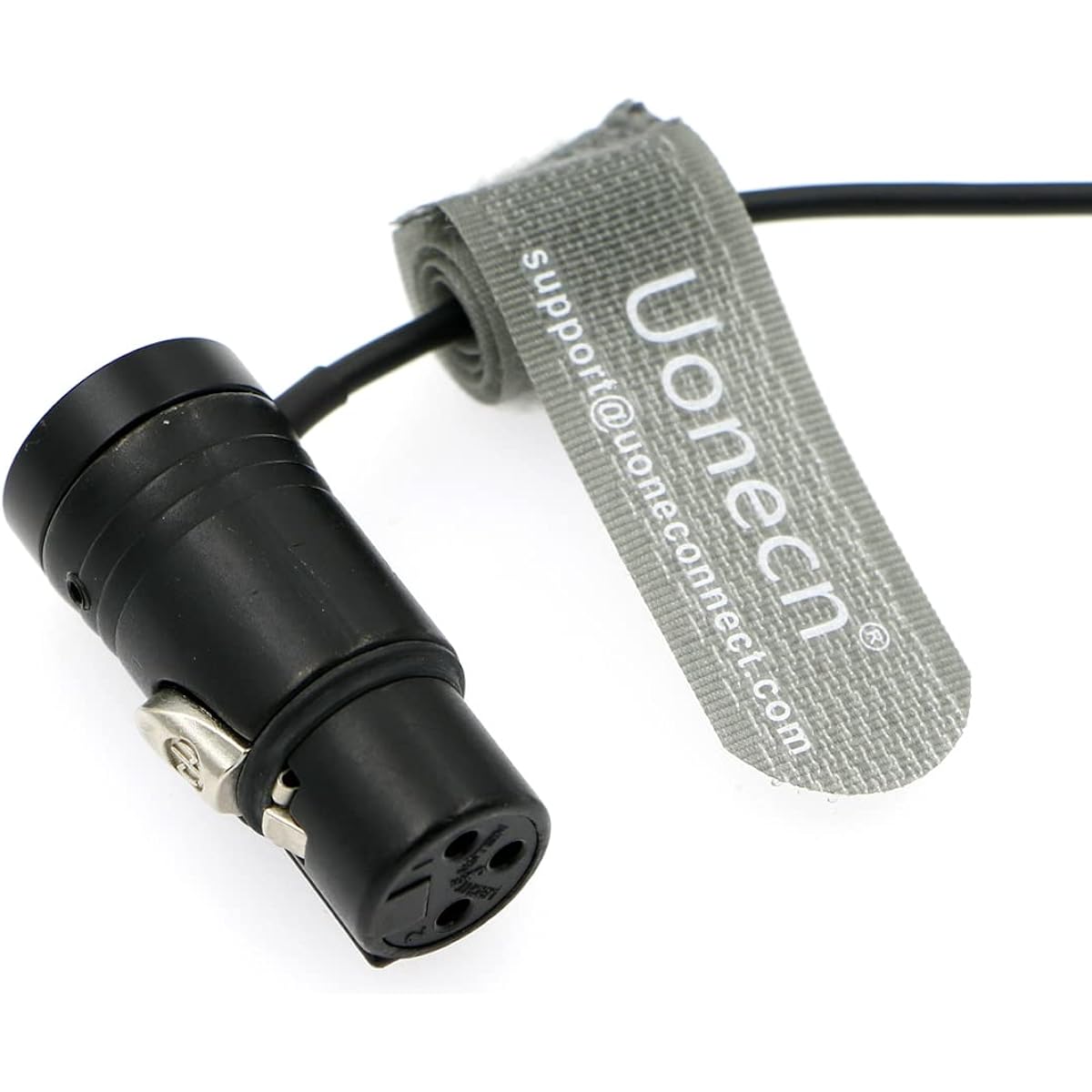 Uonecn Audio Cable Thin 3 Pin XLR Male to Female Cable for Microphone Camera Mixer Recorder 30cm