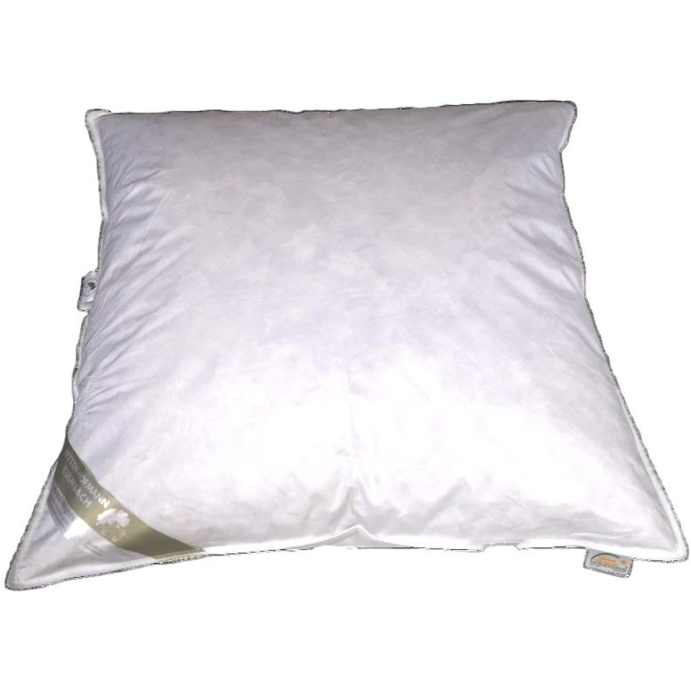 Betten Hofmann (founded in 1931) [Reliable and safe, German-made washable high-quality feather Hungarian mother goose 100% value set of 2 nude cushions] Washable 50x50cm Comes with the world's strictest ecological certification White