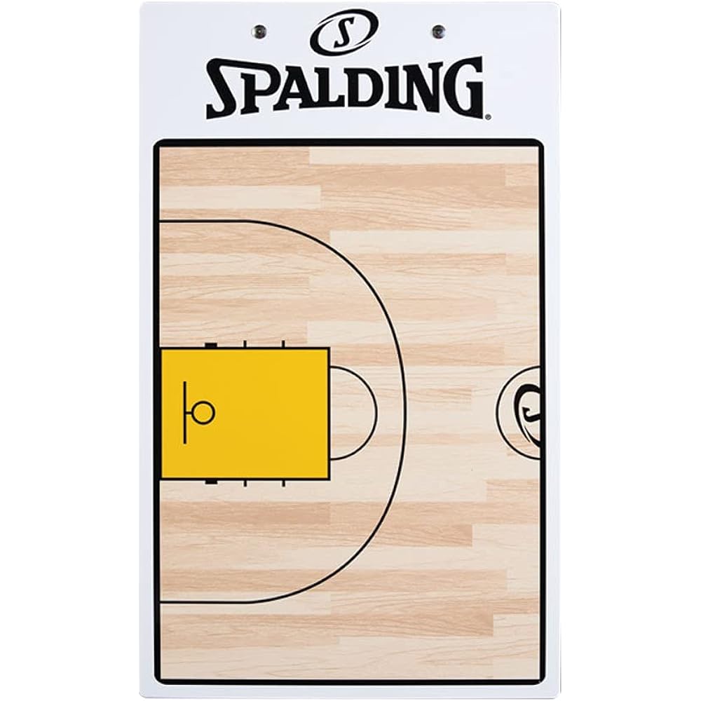 SPALDING Basketball Coaching Board 8393SPCN Basketball Basket White