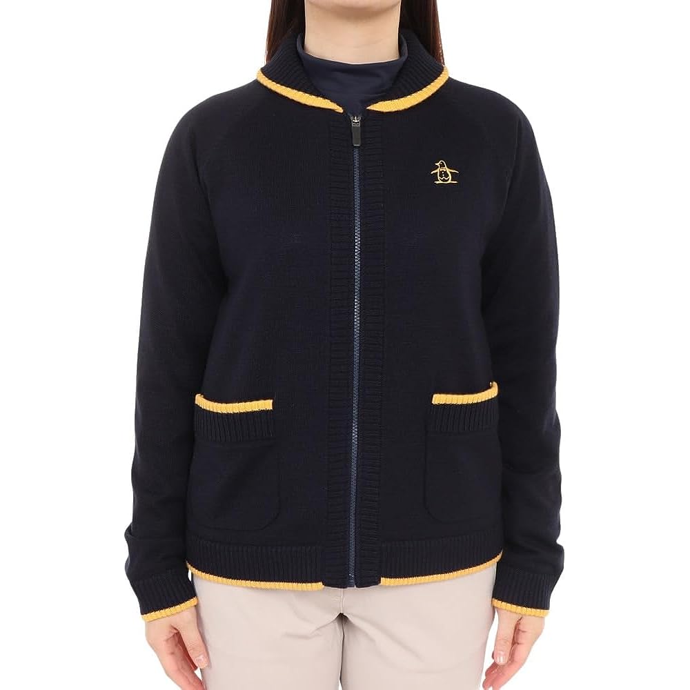 [Munsingwear] Sweater Windproof Full Zip Knit Blouson Warm Golf MGWWJL02 Women's