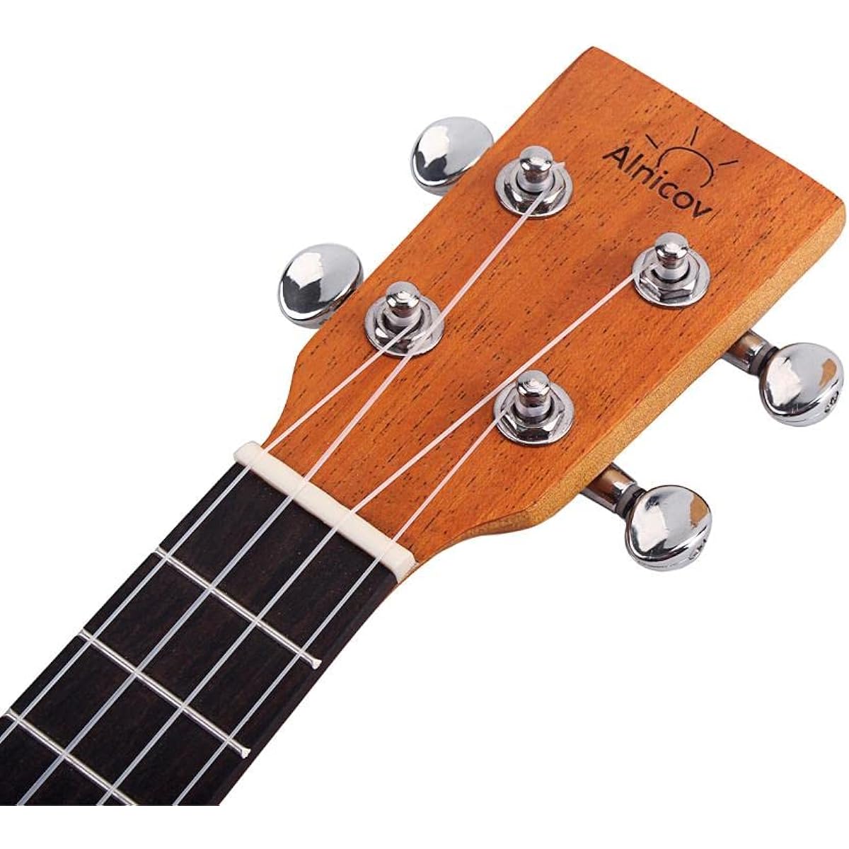 21 Inch Beginner Ukulele Wooden Uke with 3.5mm Audio Cable