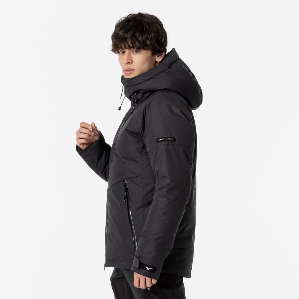 [Mizuno] Training Wear, Hybrid Down Coat, Reflection Gear, Heat Retention, Water Repellent, Moisture Absorbent, Heat Generating, 32MEA538