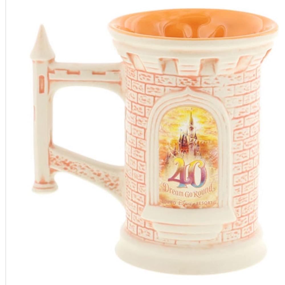 Tokyo Disneyland 40th Anniversary Mug Dream-Go-Round Commemorative Goods Tokyo Disney Resort