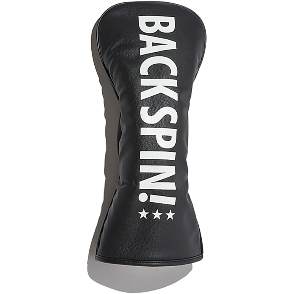 BACK SPIN! LOGO PU Head Cover for Driver Back Spin Synthetic Leather Head Cover for Driver Star Pattern Stylish Flashy Simple Cool White Black Red