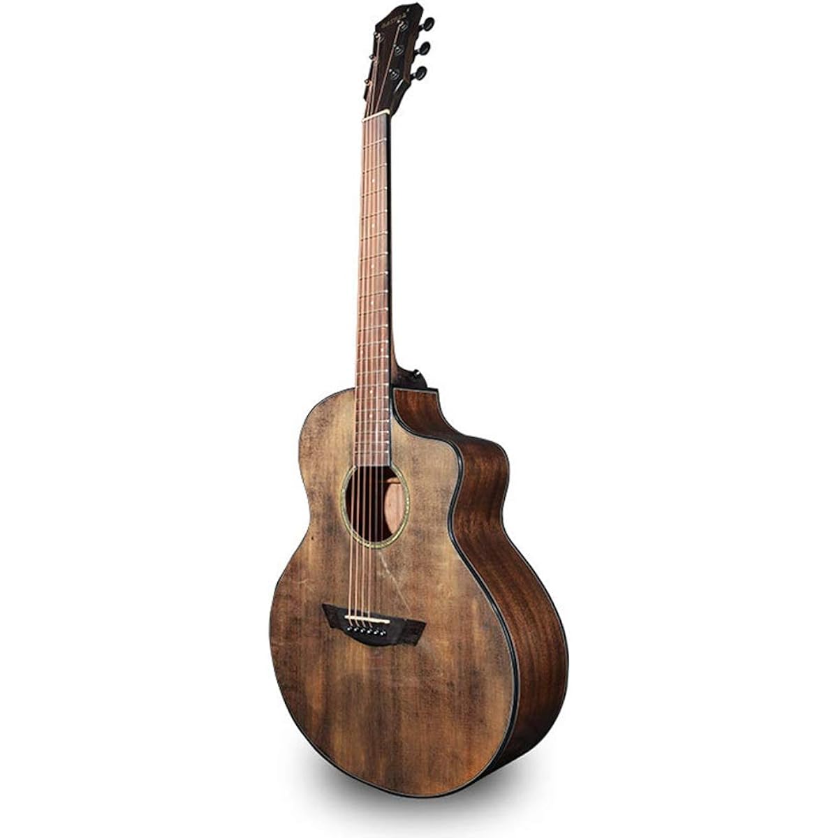Acoustic Guitar Coffee Acoustic Guitar Rosewood Fretboard 41 Inch Classic Guitar (Color: Coffee, Size: 41 inches)