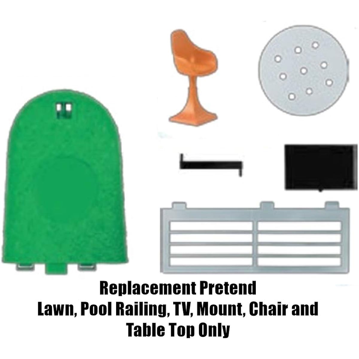 Barbie Dreamhouse Playset - FHY73 Replacement Parts Lawn Pool Railing TV Mount Chair Table Top