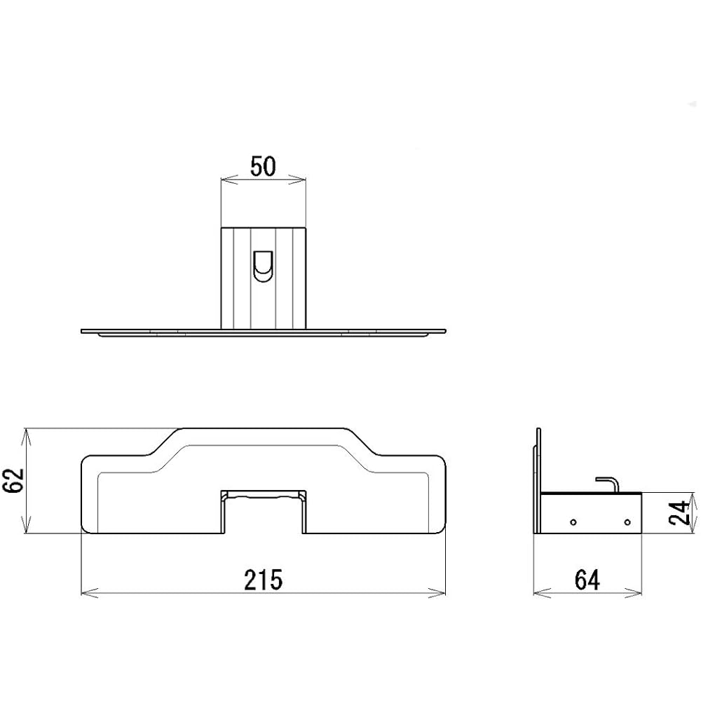 Snow Stop Metal Fittings Swallow Industries For Maki Retrofit 1.2 x 1.3 Blade 200mm Fabric Dobu Plating 50 Pieces