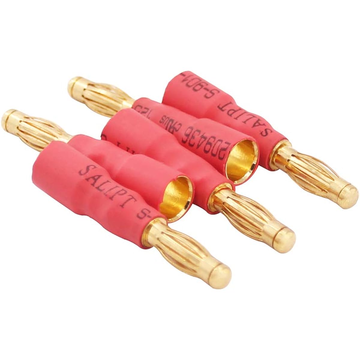 BDHI No Wires Required 4mm Male to 6mm Female Bullet Plug Adapter Connector for RC ESC Motor (B118-5)