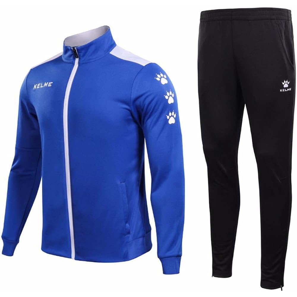[Kelme] Children's Soccer Training Exercise Set Knitted Jacket and Trousers