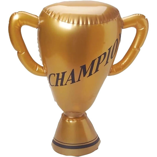 ArtCreativity Kids Inflatable Trophy 1 Piece Large 14.5 Inch Trophy with Weighted Bottom for Family Backyard Games, Baseball Party Decorations, Carnival Party Decorations