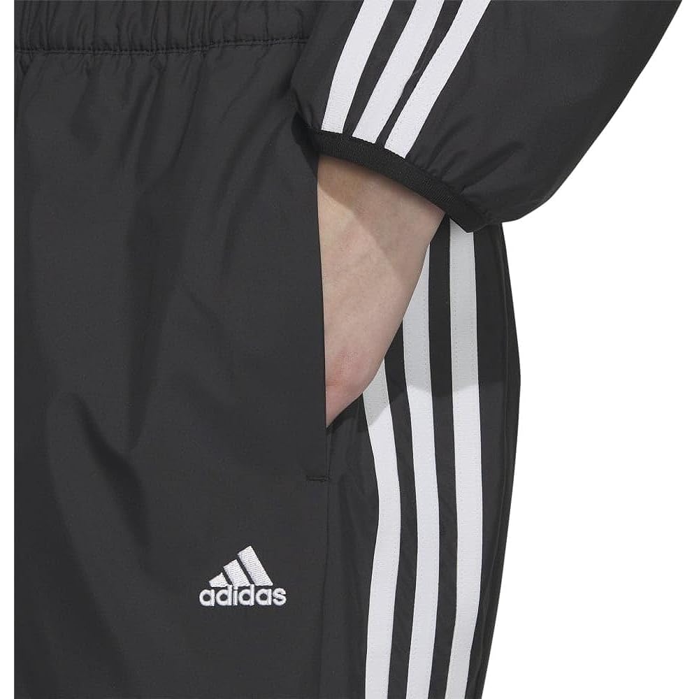 [Adidas] Jersey Bottom Team Color Block Loose Fit Windbreaker Pants IEH72 Women's