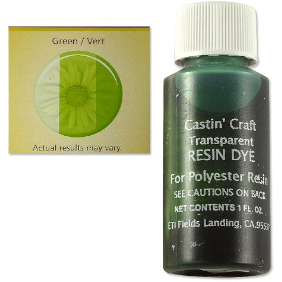 Transparent Green Resin Dye (1-oz)