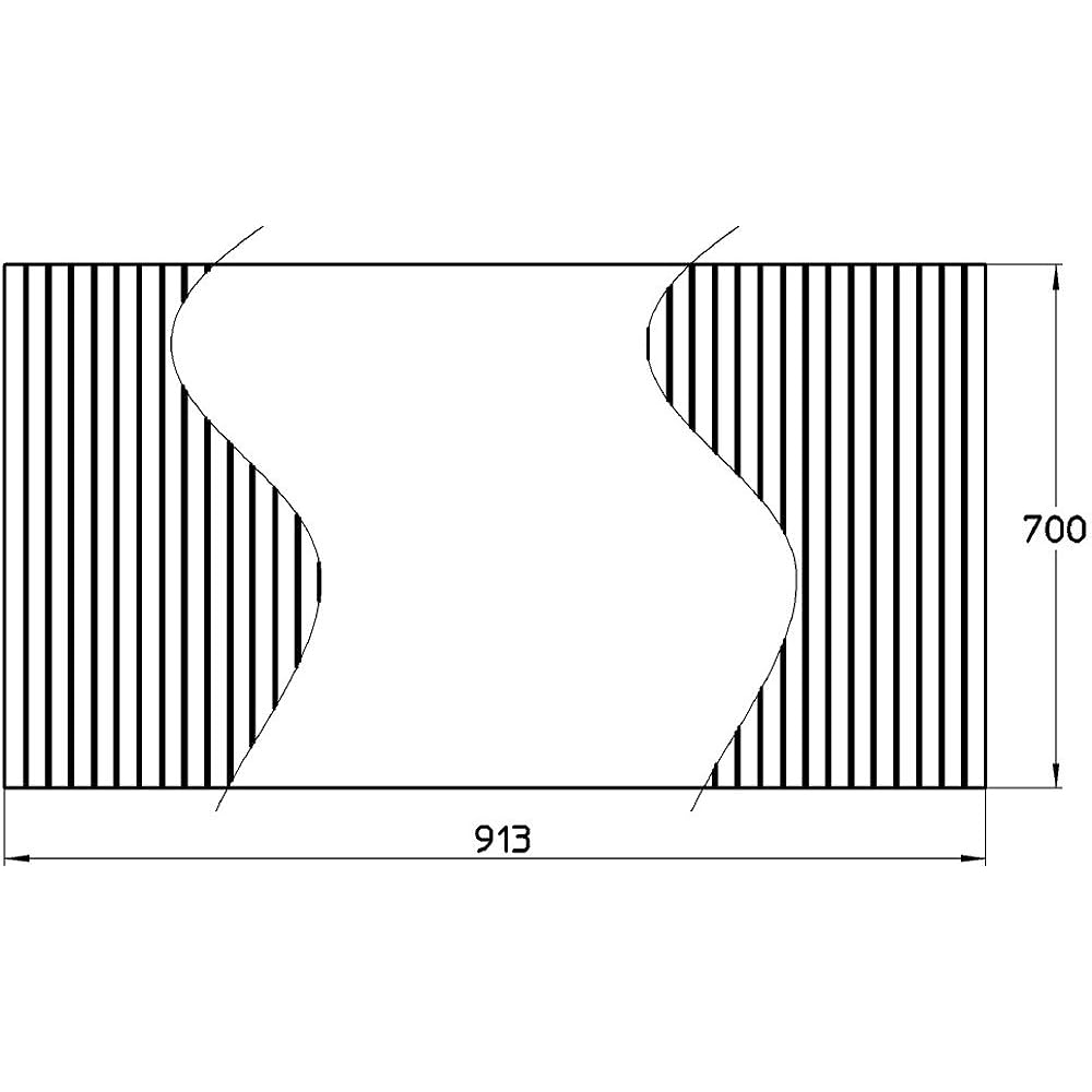 SANEI Bath Lid Shutter Type 70×90cm W7800-700X900