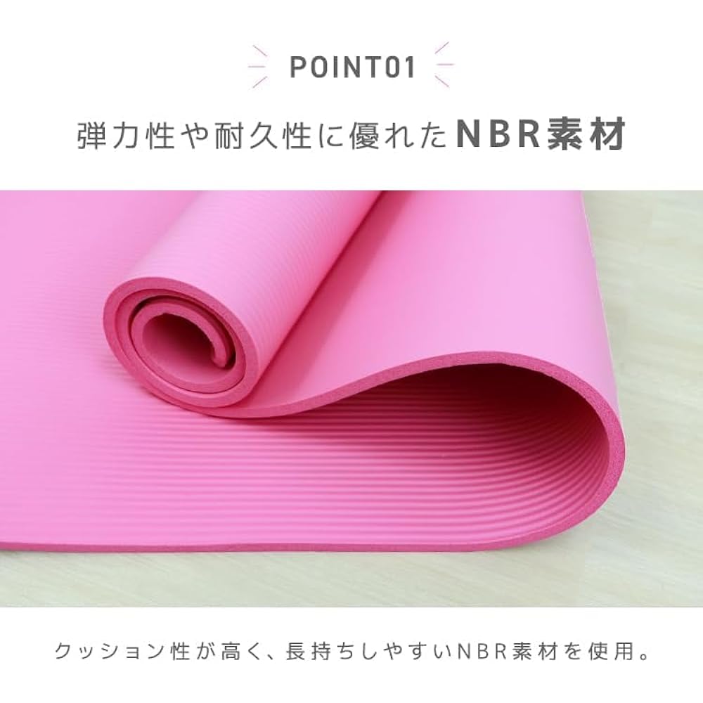 Yoga Mat 10mm Training Mat Exercise Mat Yoga Mat Thickness 1cm Yoga Pilates Diet Stretching Exercise Core Training Abs Pelvis Correction Storage Case Included