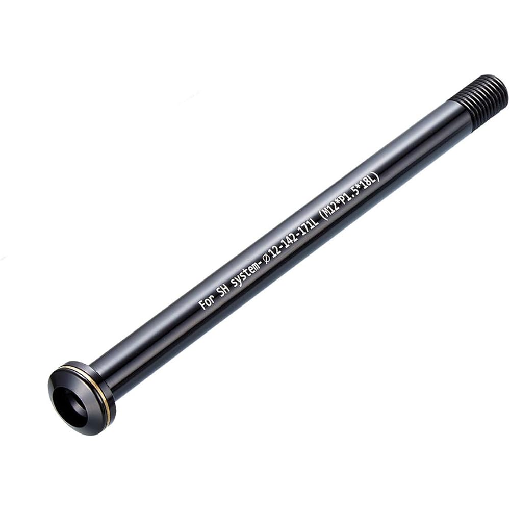 KCNC Ultra Light Hex Type Thru Axle for Rear 12mm x 142mm 1.0 Pitch Compatible with Syntace X-12 KQR09