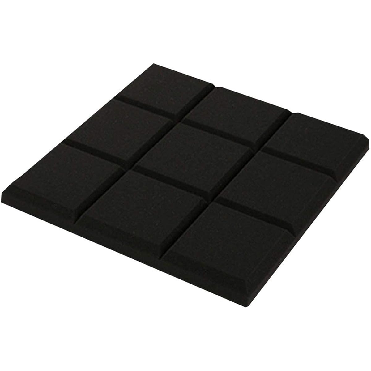 Bar Acoustic Panel, Sound Absorption, Noise Reduction, Sound Absorbing Cotton, Color, Square, Soundproofing Foam, 50505CM (Purple) (Black)