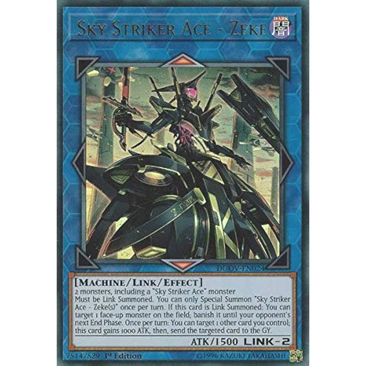 Sky Striker Ace - Zeke - DUOV-EN024 - Ultra Rare - 1st Edition