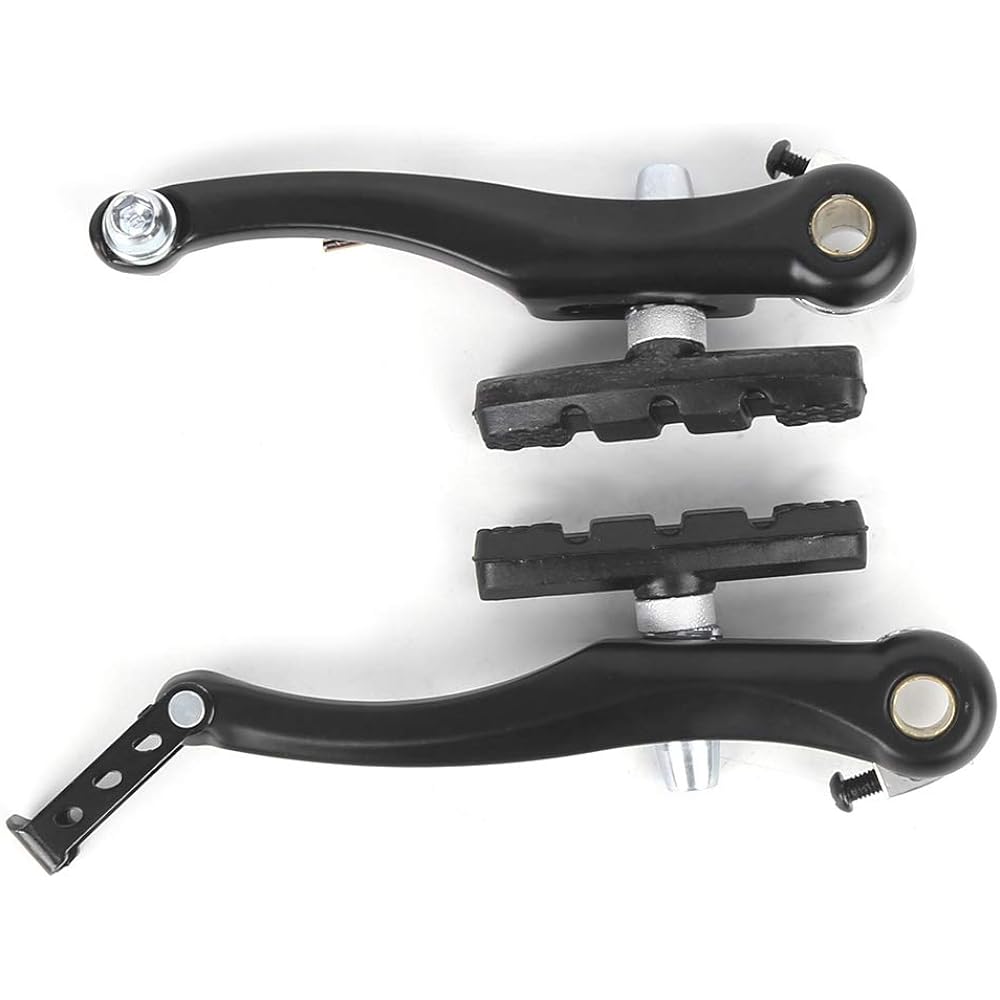 Brake Cycling Parts Black (1 Pair) V Brake Set Front Rear V Brake Excellent Stopping Function Durable Lightweight Brake