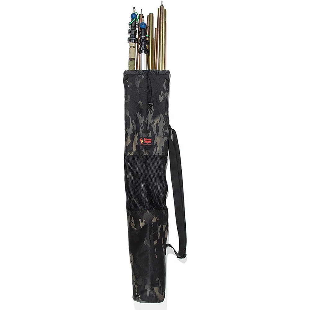 [Oregonian Camper] Pole Case Pole Carry Case Black Camo