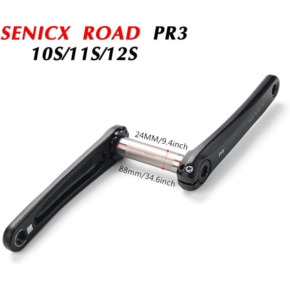 SENICX PR3 2 x 10/11/12 Speed Link Sprocket Crank Protector, 50/34 T, 52-36 T 39-53 T 165 mm/170 mm/175 mm/Crankset