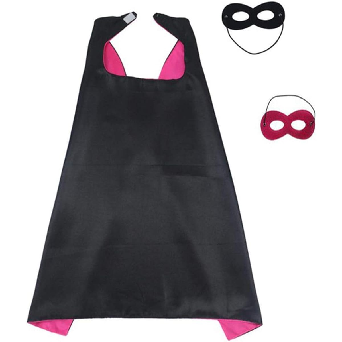 Beacone Hero Cape and Mask for Kids Role Playing Halloween Costume Birthday Party Dress Up