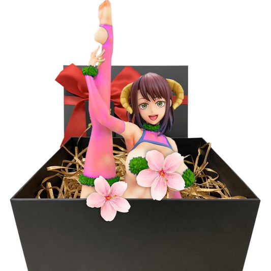 SAOPAN Anime Cute Figures Come to Suiryu Keiland - Pakora Action Figure Home Decoration Collectible Figure Model Toy Gift Box Packing (No Retail Box) (Pink)