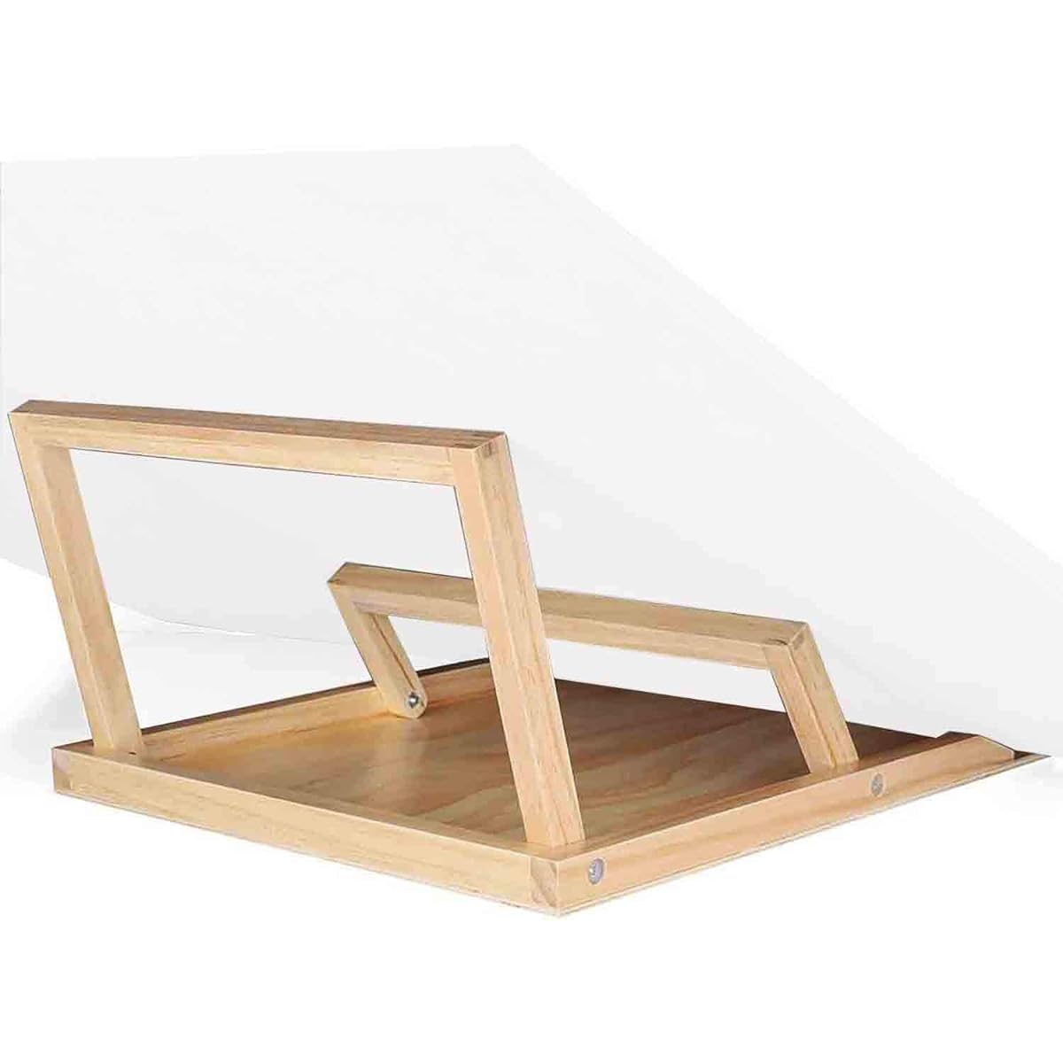 LAVIEVERT Jigsaw Puzzle Easel Bracket Wooden Puzzle Holder Stand with 2 Tilt Angles for 1000/1500 Pieces, No Puzzle Board